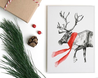 Greeting card - Caribou