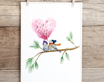 Greeting card - Singing love