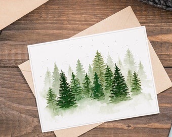 Greeting card - Winter Forest