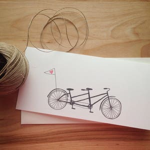 Carte de St-valentin, Carte de souhaits - Tandem
