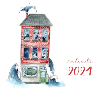 2024 Calendar - Illustrations by Fannie Desmarais
