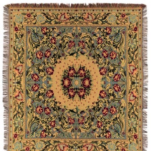 William Morris Throw Blanket - Belgian Tapestry Throw - William Morris Design Throw Blanket