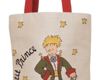 tapestry tote bag Le Petit Prince planète - belgian tapestry bag The Little Prince by Exupéry