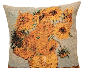 Sunflowers Pillow Cover - Sunflowers Decor - Van Gogh Pillow Cover - Van Gogh Museum Gift - Flower Decor Gift