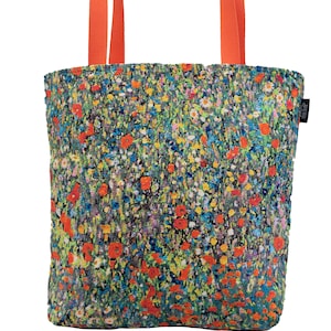 Klimt Tapestry Tote Bag: Bauerngarten Art Handbag