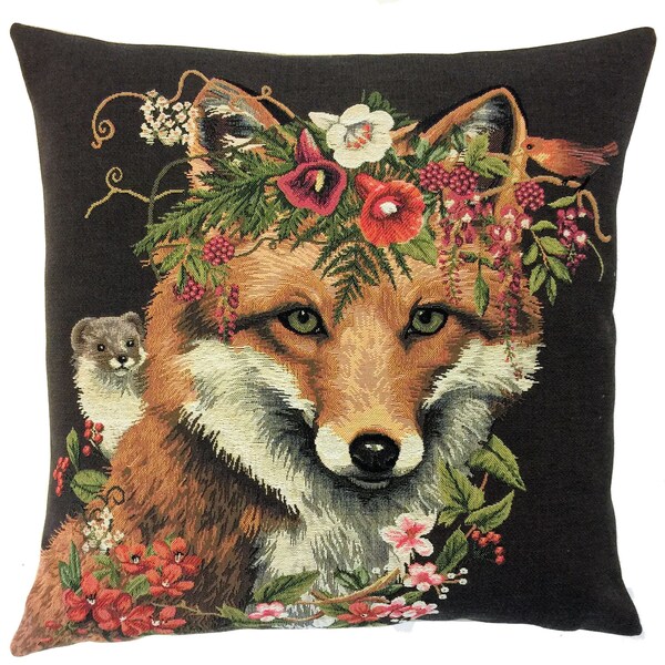 Fox Decor - Fox Pillow Cover - Fox Lover Gift - Fox Cushion Cover - Fox Pillow Case - Forest Decor Accent