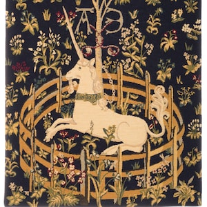 Unicorn Tapestry Wall Hanging Unicorn in Captivity Wall Decor Medieval Tapestry Medieval Decor Blue Wall Hanging Tapestry Etsy Canada