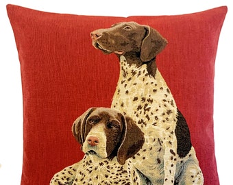 English Pointer Pillow Cover -  Pointer Lover Gift - Country Decor - Dog Lover Gift - Hunting Dog Throw Pillow - Dog Decor Throw Pillow