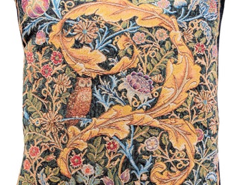 William Morris Owl Tapestry Pillow Cover: Arts & Crafts Decor