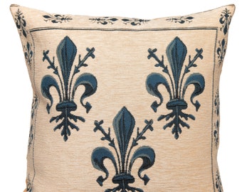 Fleur de Lis Pillow Cover - Fleur de Lis Decor - Fleur de Lis Gift - French Decor - French Accent Pillow - Fleur de Lis tapestry