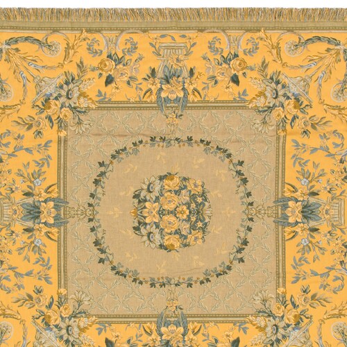 Aubusson Throw Blanket French Decor Tapestry Throw Sofa Etsy