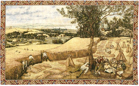 Wall Hanging Tapestry The Harvesters 25x43 Belgian Wall Hanging Tapestry Tapestry Wall Decor Bruegel Tapestry Decor Fine Arts Decor