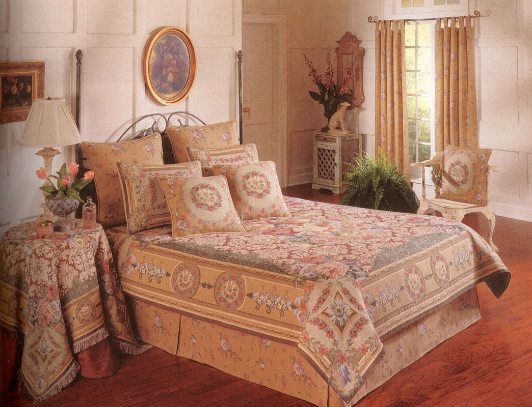 Tapestry Bedspread Chambord Tapestry Coverlet Queen Size