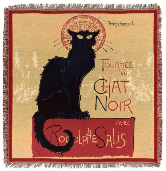 cat tapestry throw blanket