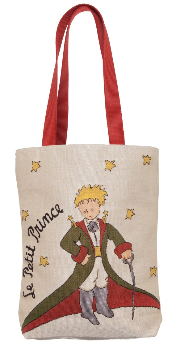 tapestry tote bag Le Petit Prince planete belgian tapestry bag The Little Prince by Exupery
