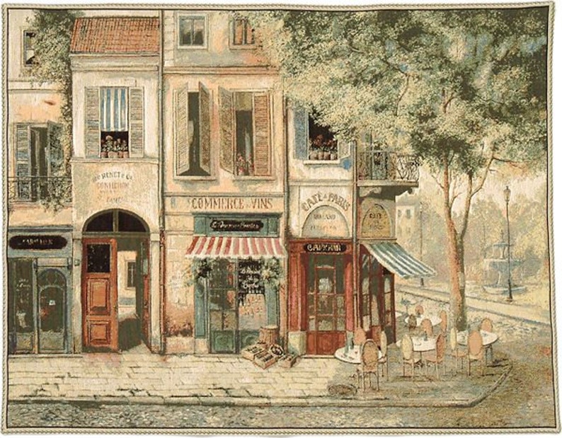 Paris Wall Art Paris Decor French Decor Paris Tapestry Etsy