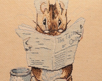 Beatrix Potter Tapestry Cushion Cover: Tailor of Gloucester, Belgian Woven