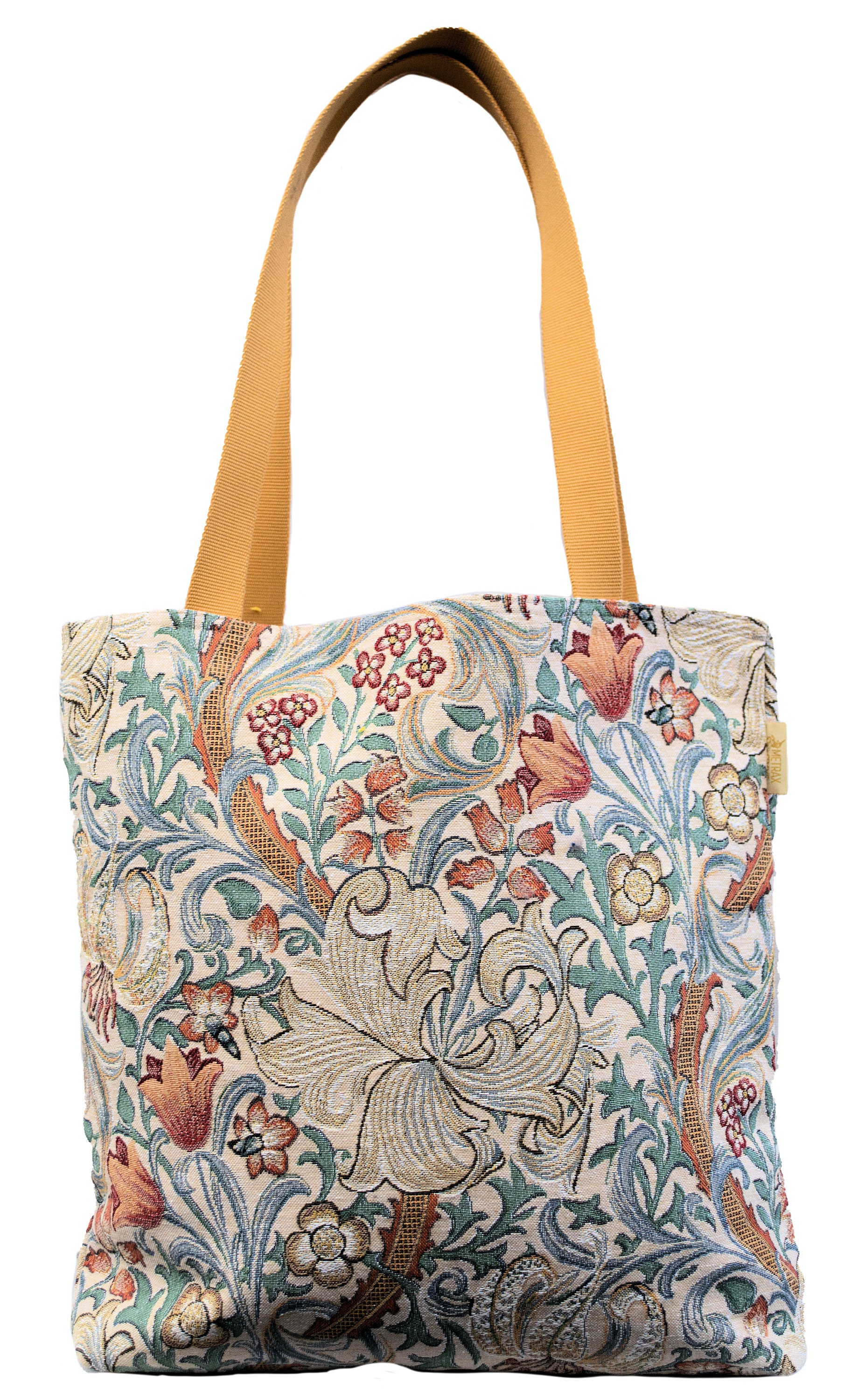 William Morris Handbag - Golden Lily Shoulder Bag - Fine Arts Tote Bag ...