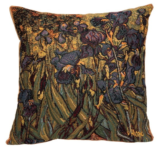 Home & Garden Jacquard Weave Tapestry Pillow Cushion Cover Van Gogh