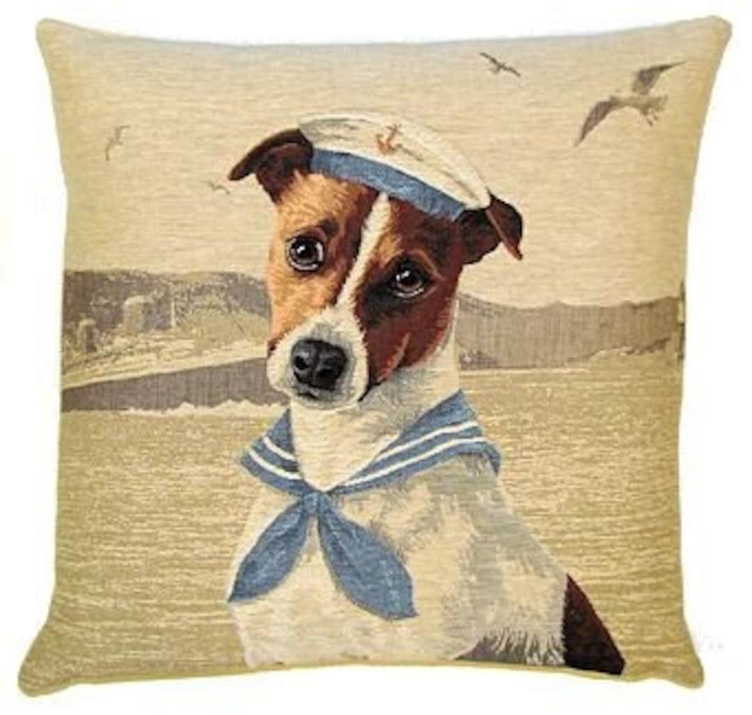 Jack Russell Pillow Cover Jack Russell Gift Jack Russell Etsy