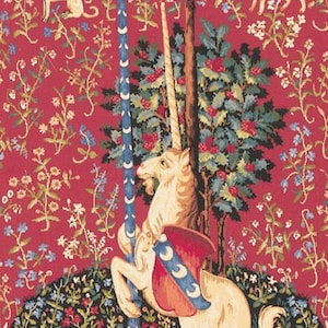 Unicorn Tapestry - Unicorn wall hanging tapestry - belgian tapestry wall hanging - Unicorn Lover Gift - Unicorn Decor - WT-855