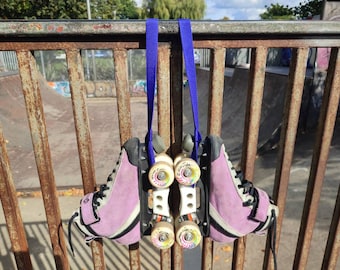 Royal blue Skate leash / skate strap /roller skate carrier / blue skate holder / roller skates / skate carry strap/ skate noose