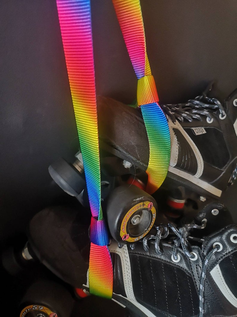 Rainbow Skate Leash / Skate Strap /roller Skate Carrier / Etsy UK