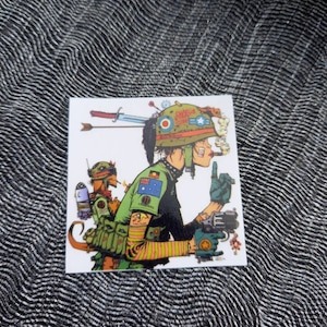 Tank girl sticker, various sizes available