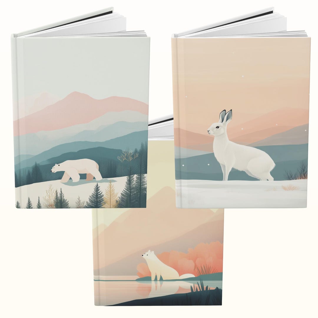 Set of 3 Notebooks for School, Bulk Hardcover Journal Pack, Lined Rule ...