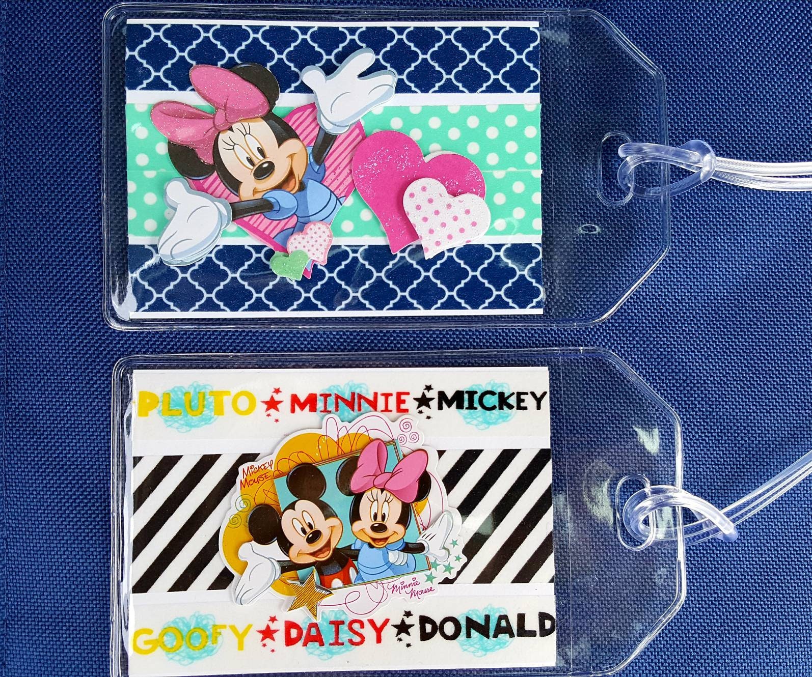 Disney Luggage Tag Disney Bag Tag Backpack Tag ID Tag Etsy
