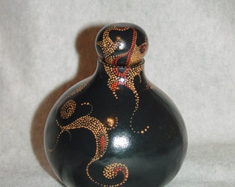 FREE SHIPPING-Vintage Rare 8\u201d Australian Aboriginal Hand Carved /& Pokerwork Armadillo Figurine-Poker Art-Primitive-Boho-Mid Century-Ethnic
