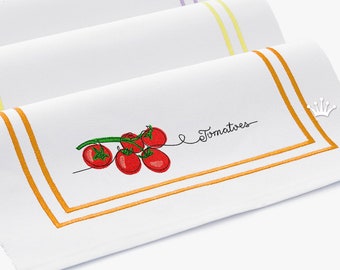 Tomatoes Machine Embroidery Design - 4 sizes