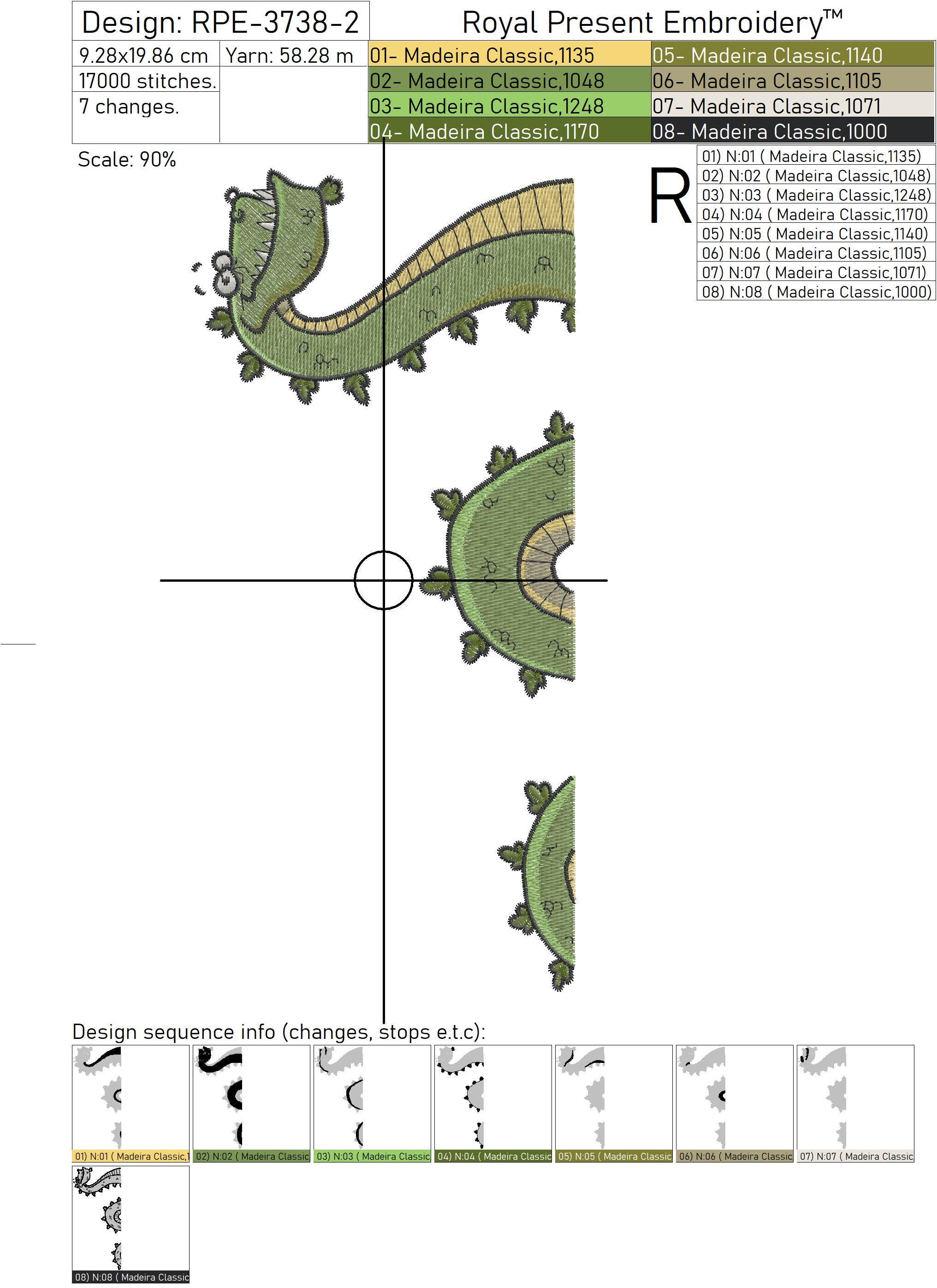 Cartoon Python Machine Embroidery Design - 5 Sizes - Etsy