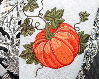 Machine Embroidery Design Elegant Pumpkin