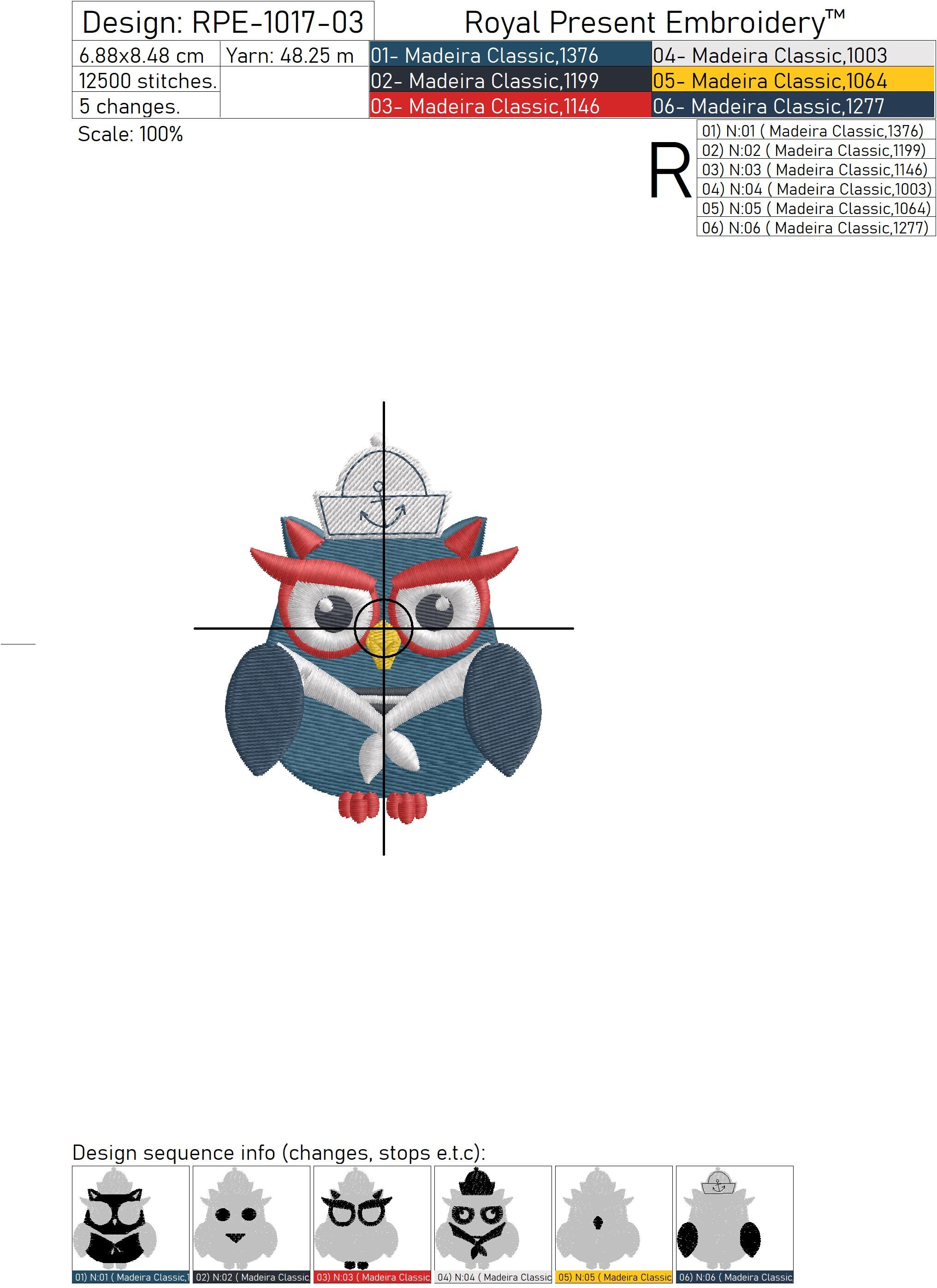 オープニング 大放出セール 4 - Design Embroidery Machine Sailor Owl Sizes Etsy - Nintendo Switch