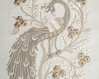 Machine Embroidery Design Peacock - 3 sizes