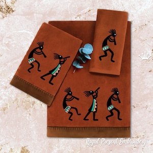 Kokopelli Machine Embroidery Designs - 2 sizes