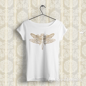 Dragonfly Machine Embroidery Design - 7 sizes