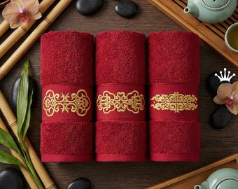 Three Chinese Monochrome Borders Set Machine Embroidery Designs - 4 sizes