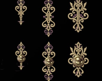 Set of buttonholes Machine Embroidery Designs