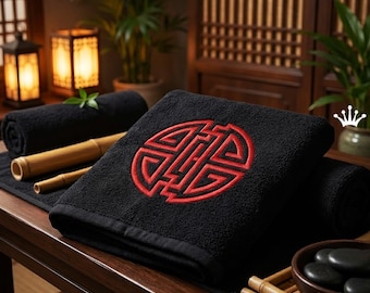 Longevity Hieroglyph Shou Symbol Machine Embroidery Design - 4 sizes