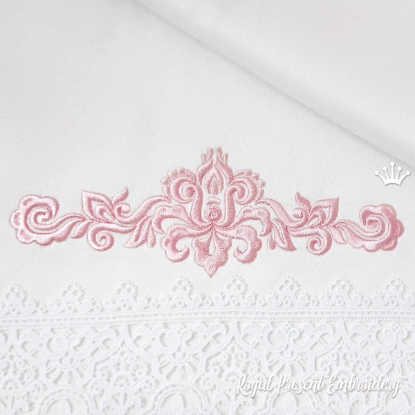 Machine Embroidery Design Ornamental Elegant Decor - 3 sizes