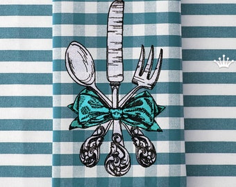 Cutlery Machine embroidery design - 3 sizes