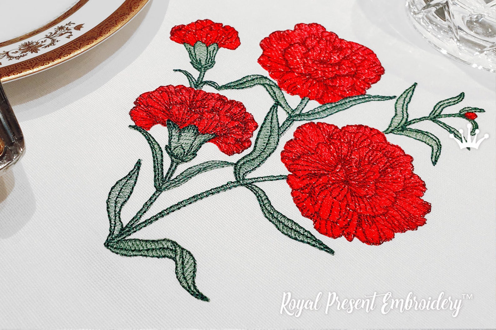 Carnation machine embroidery design 3 sizes  etsy uk Carnation machine embroidery design 3 sizes  etsy uk