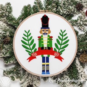 Soldier Nutcracker Machine Embroidery Design - 5 sizes