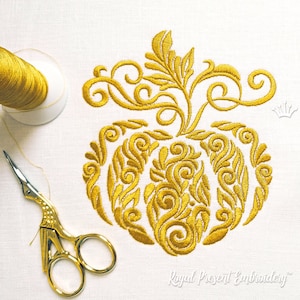 Machine Embroidery Design Halloween pumpkin - 3 sizes