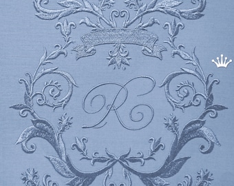 Baroque Luxurious frame Machine Embroidery Design