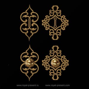 Buttonholes Machine Embroidery Designs