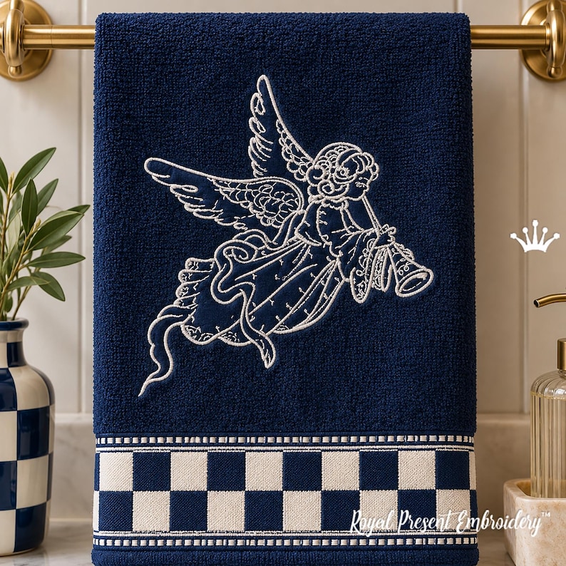 Angel Blowing a Trumpet RPE-704