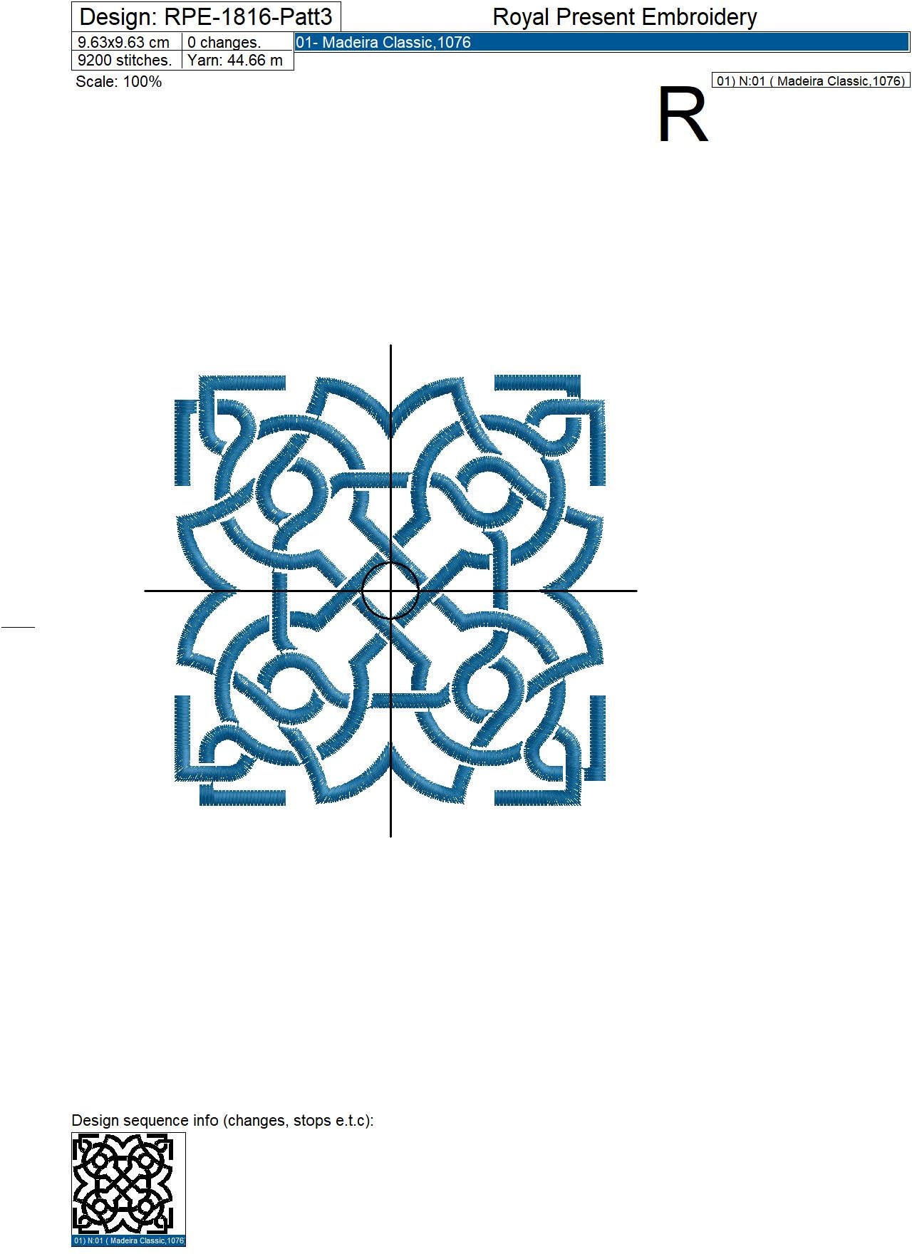 Square Patterns Celtic Knot Style Machine Embroidery Designs Etsy